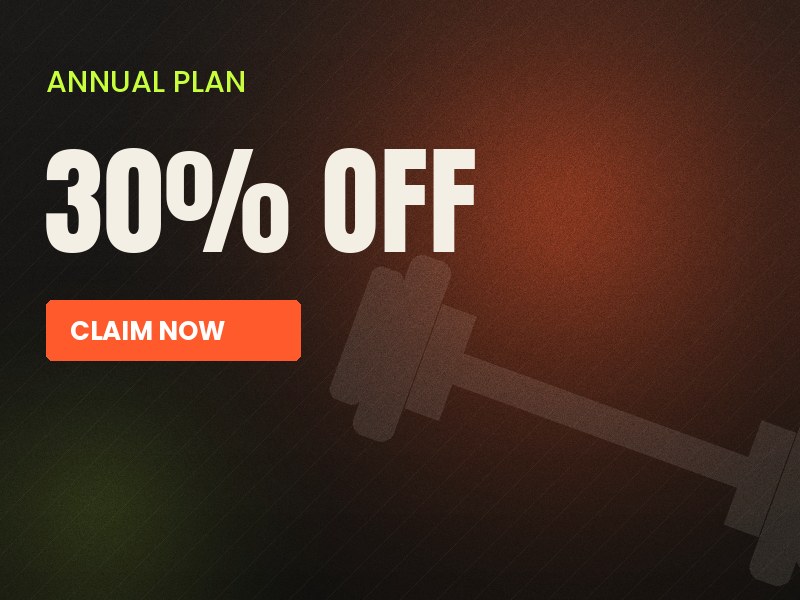 Flat 30% Off Annual Plan